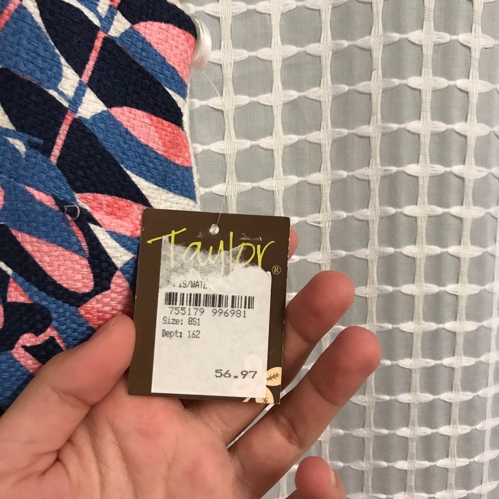 NWT Taylor printed sleeveless shift dress - Picture 3 of 3